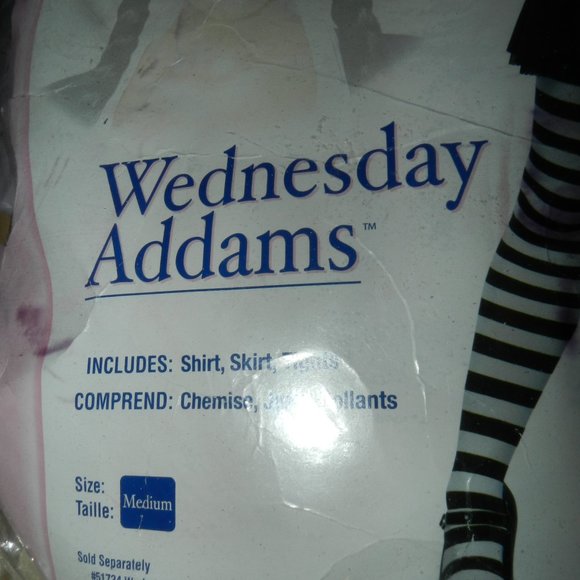Addams Family Women's Wednesday Addams Costume💥🆕SHIPS FAST😮‍💨⚡🚚 - Picture 5 of 16